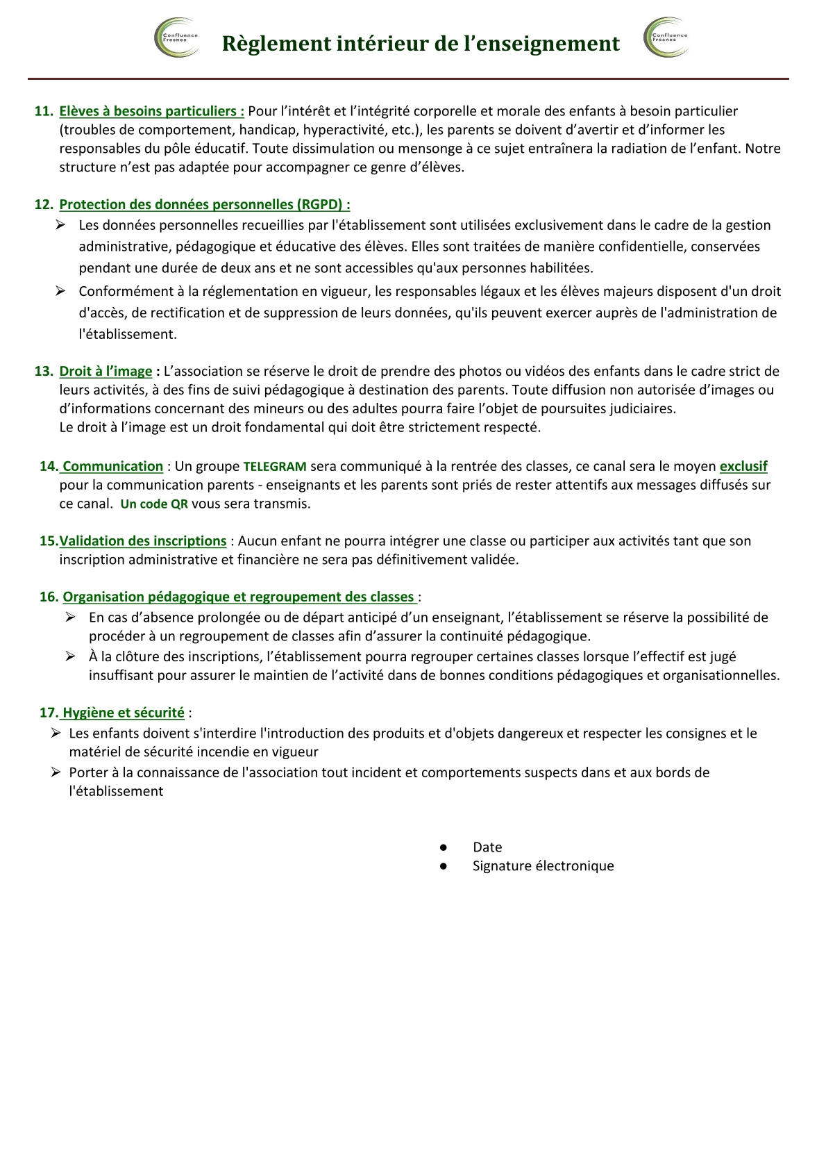 Règlement Intérieur - page 2